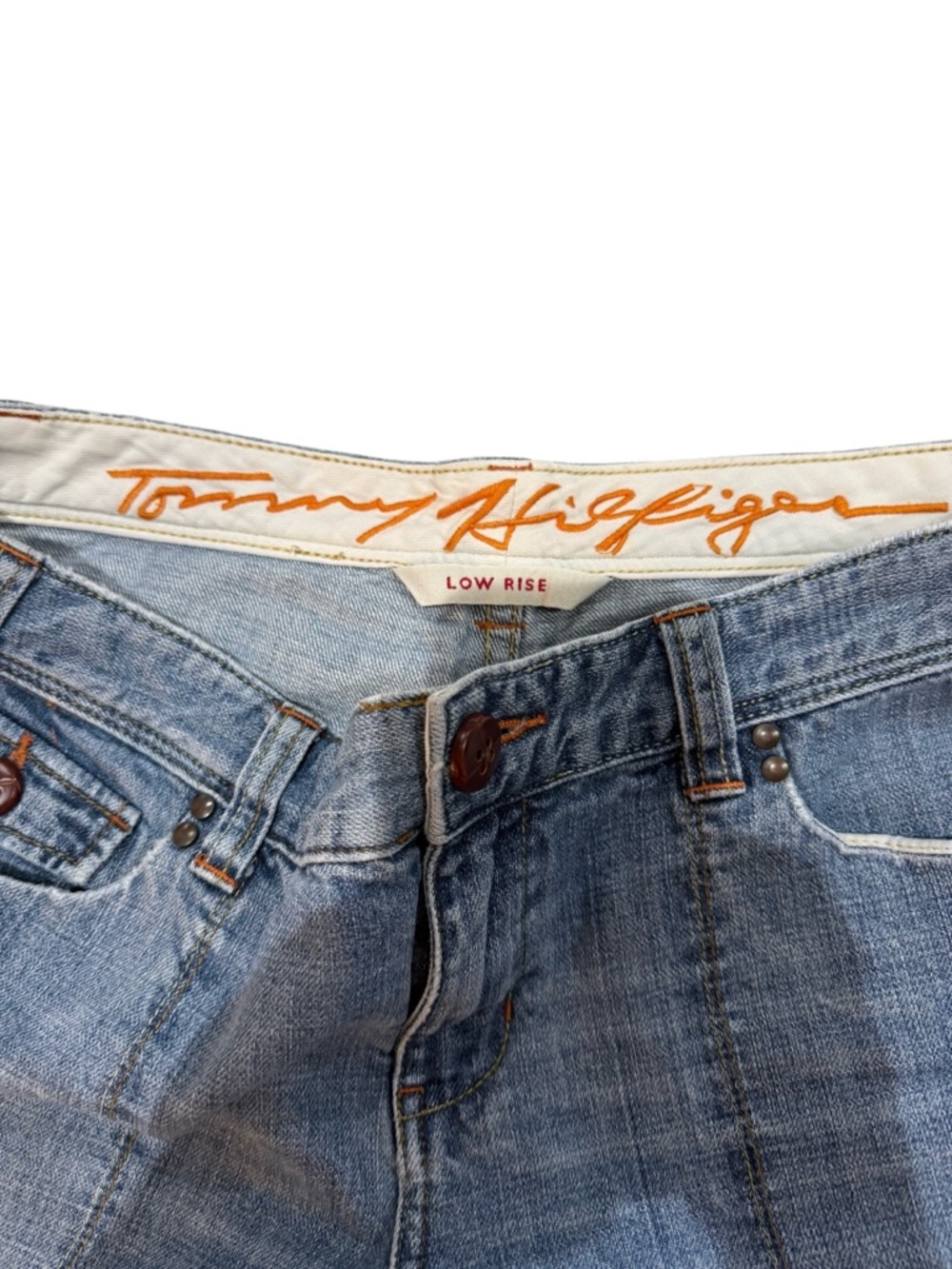 Vintage denim jeans bootcut low rise by Tommy Hilfiger - Picture 3 of 10